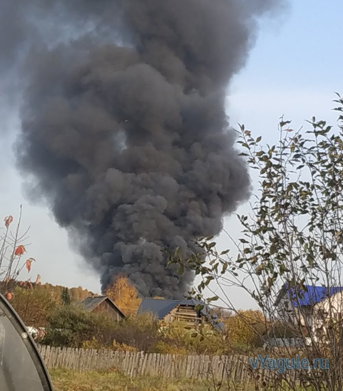 Пожар в ягуле. фабрика русон